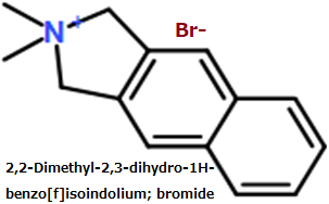 CAS#2,2-Dimethyl-2,3-dihydro-1H-benzo[f]isoindolium; bromide